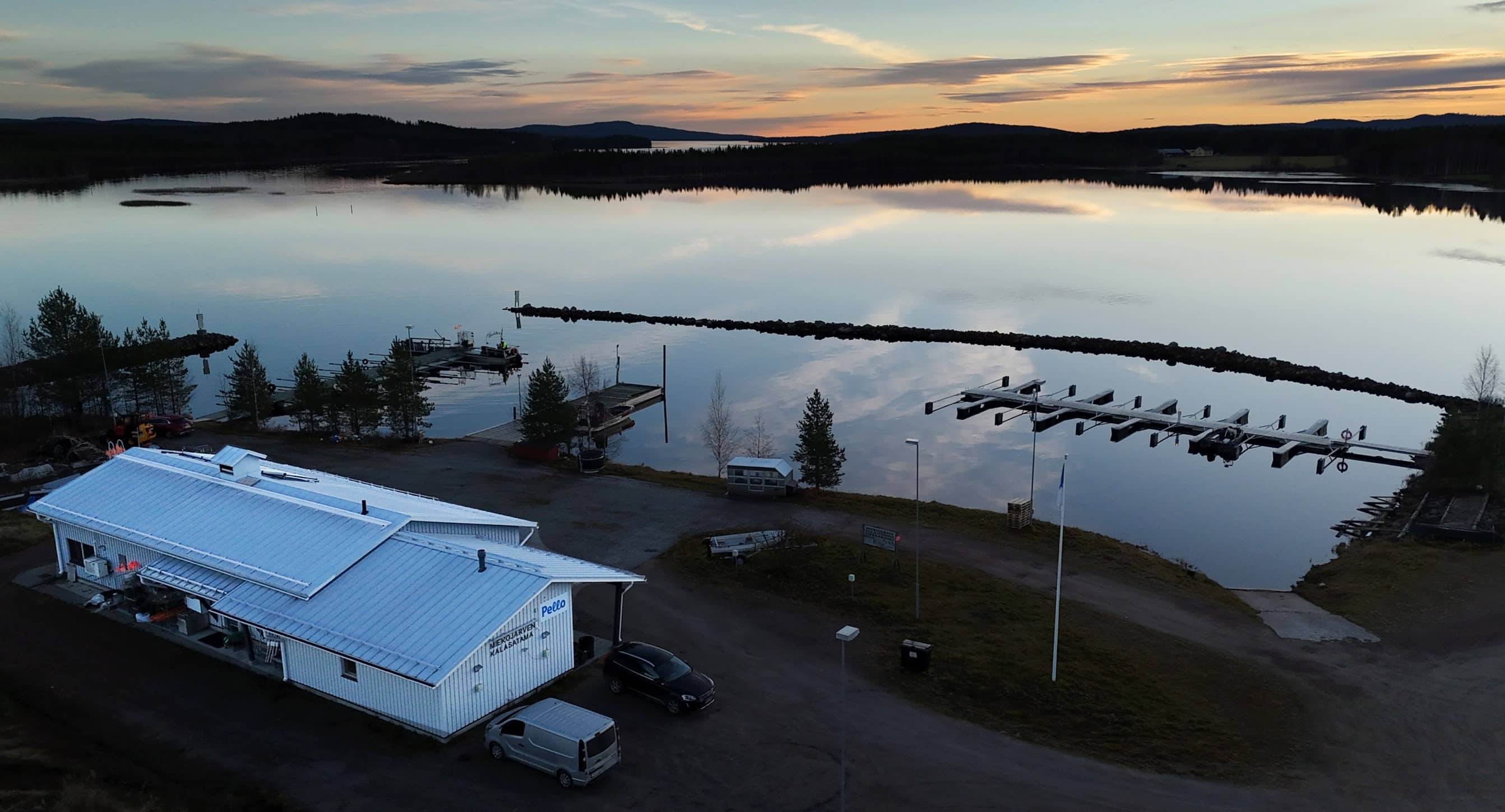 Sirkkakosken kalasatama.